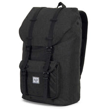 Load image into Gallery viewer, Herschel Little America Backpack - Black Crosshatch/Black Rubber