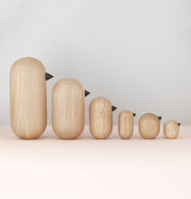 Load image into Gallery viewer, Normann Copenhagen Little Bird Decorative Wooden Figure – Oak – 5cm