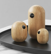 Load image into Gallery viewer, Normann Copenhagen Little Bird Decorative Wooden Figure – Oak – 5cm