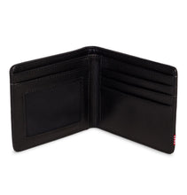 Load image into Gallery viewer, Herschel Hank Wallet – Black Pebbled Leather