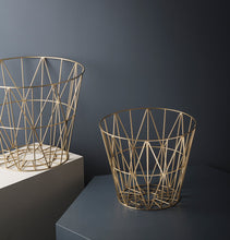 Load image into Gallery viewer, Ferm Living Wire Basket - Small - Brass