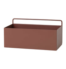 Load image into Gallery viewer, Ferm Living Wall Box - Rectangle - Red Brown