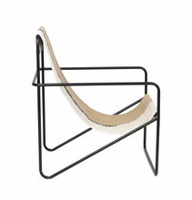 Load image into Gallery viewer, Ferm Living Desert Lounge Chair – Black/Soil