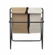 Load image into Gallery viewer, Ferm Living Desert Lounge Chair – Black/Soil