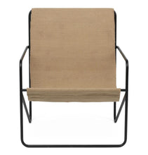 Load image into Gallery viewer, Ferm Living Desert Lounge Chair – Black/Solid Cashmere