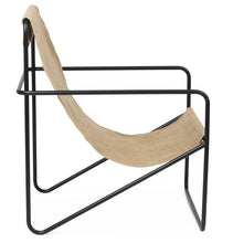 Load image into Gallery viewer, Ferm Living Desert Lounge Chair – Black/Solid Cashmere