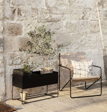 Load image into Gallery viewer, Ferm Living Desert Lounge Chair – Black/Solid Cashmere