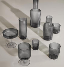 Load image into Gallery viewer, Ferm Living Ripple Wine Glasses – Set of 2 – Smoked
