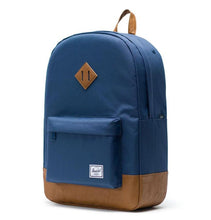 Load image into Gallery viewer, Herschel Supply Co. Heritage Backpack – Navy/Tan