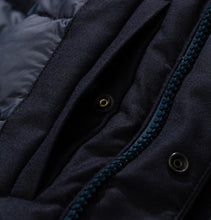 Load image into Gallery viewer, Norse Projects Fyn Technical Wool Jacket – Dark Navy