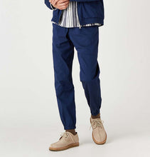 Load image into Gallery viewer, Wax London Hike Combat Trouser – Navy Seersucker