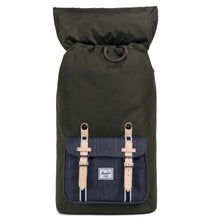 Load image into Gallery viewer, Herschel Little America Backpack – Offset Collection – Forest Night/Dark Denim

