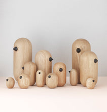 Load image into Gallery viewer, Normann Copenhagen Little Bird Decorative Wooden Figure – Oak – 10cm

