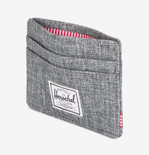 Load image into Gallery viewer, Herschel Charlie Card Holder - Raven Crosshatch

