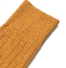 Load image into Gallery viewer, Norse Projects Bjarki Neps Socks – Mustard Yellow

