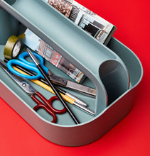Load image into Gallery viewer, HAY &quot;Tool Box&quot; Desk Organiser – Dusty Green
