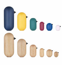 Load image into Gallery viewer, Normann Copenhagen Little Bird Decorative Wooden Figure – Oak – 10cm
