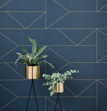 Load image into Gallery viewer, Ferm Living Brass Hexagon Pot - Large
