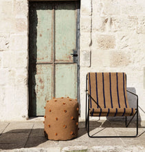 Load image into Gallery viewer, Ferm Living Desert Lounge Chair – Black/Stripes
