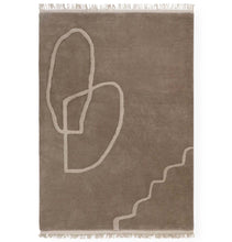 Load image into Gallery viewer, Ferm Living Desert Tufted Rug – Red Brown
