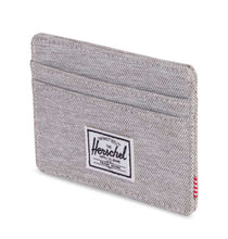 Load image into Gallery viewer, Herschel Charlie Card Holder – Light Grey Crosshatch
