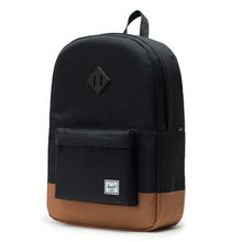 Load image into Gallery viewer, Herschel Supply Co. Heritage Backpack – Black/Saddle Brown
