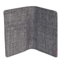 Load image into Gallery viewer, Herschel Raynor Passport Holder – Raven Crosshatch
