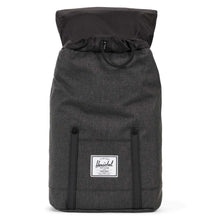 Load image into Gallery viewer, Herschel Retreat Backpack – Black Crosshatch/Black Rubber
