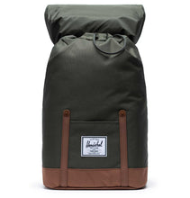 Load image into Gallery viewer, Herschel Supply Co. Retreat Backpack – Dark Olive/Saddle Brown
