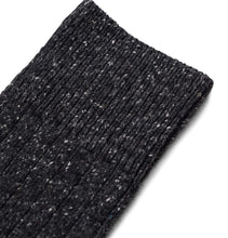 Load image into Gallery viewer, Norse Projects Bjarki Neps Socks – Charcoal Melange

