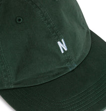 Load image into Gallery viewer, Norse Projects Twill Sports Cap – Bottle Green
