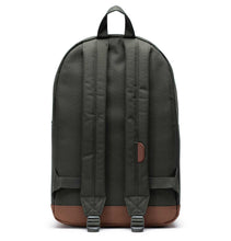 Load image into Gallery viewer, Herschel Supply Co. Pop Quiz Backpack – Dark Olive/Saddle Brown
