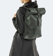 Load image into Gallery viewer, RAINS Rolltop Rucksack – Green
